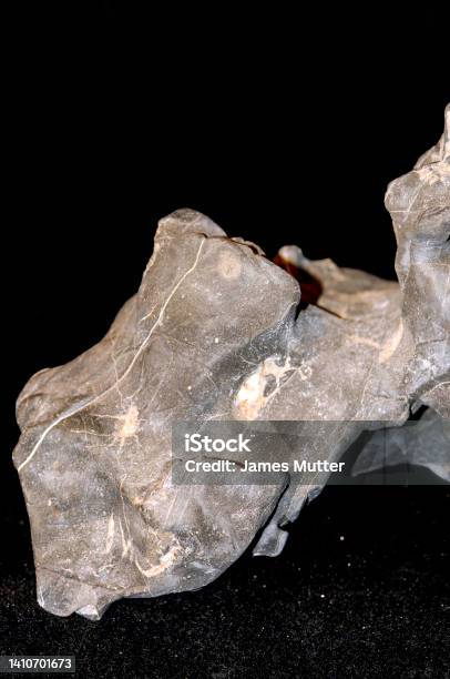 Limestone Nodule Unusual Rock Left Stock Photo - Download Image Now - Close-up, Color Image, Crystal