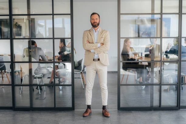 istock Portrait of businessman 1410712502