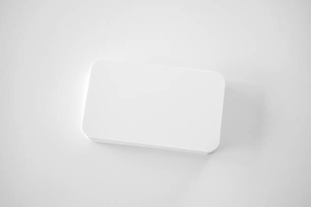 istock Mockup white business card on white background 1410713669