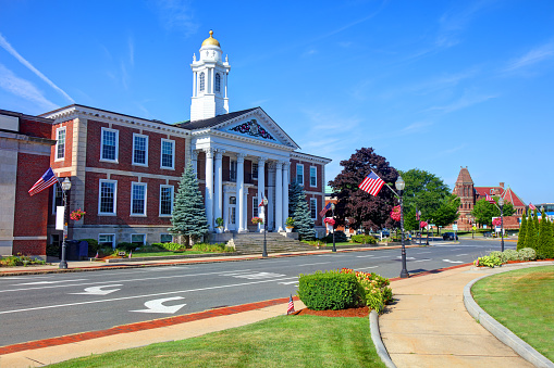 The City of Woburn, Massachusetts, is located about 10 miles northwest of Boston