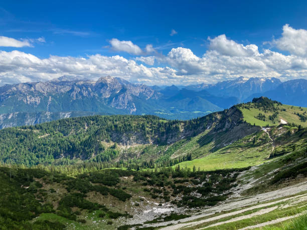 istock view from Mt. Sonntagshorn towards Berchtesgaden alps and Austrian alps 1410719959