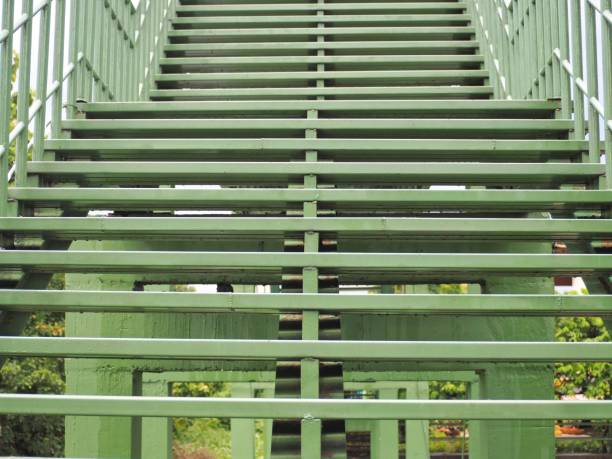 istock bearing green and white light railings 1410725934