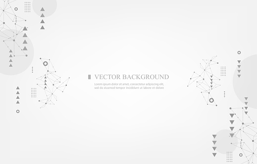 Abstract white vector background.futuristic arrow and polygon concept