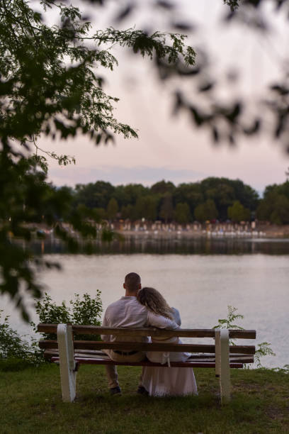istock Romance at the lake 1410750723