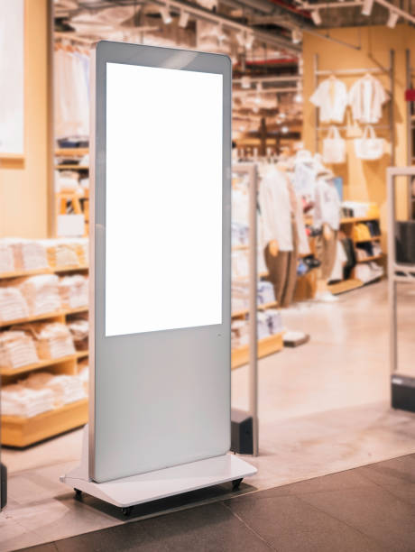 istock Digital frame Sign stand Retail Front shop Advertising banner 1410756252