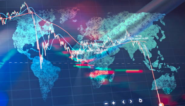 istock Sustainable portfolio management, long term wealth management with risk diversification concept. Candle stick graph chart of stock market investment trading. 1410757413