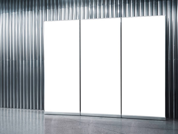 istock Blank Banner set indoor Public building Information Media 1410757693
