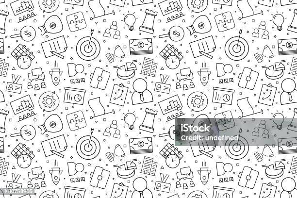 Business Pattern Graphic Vector Business Pattern Business Seamless Background Stock Illustration ...