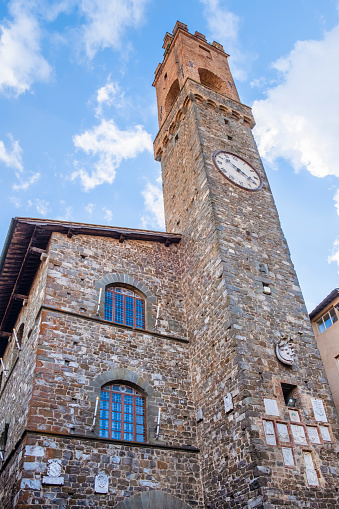 Palazzo dei Priori, now seat of the town hall, dating back to the early 14th century, with the incorporated medieval tower