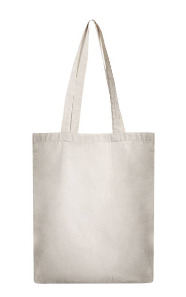 istock Textile tote bag isolated on white.Organic eco shopping bag. 1410761424