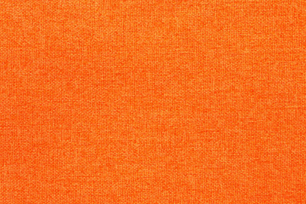 istock Orange fabric cloth texture background, seamless pattern of natural textile. 1410762413