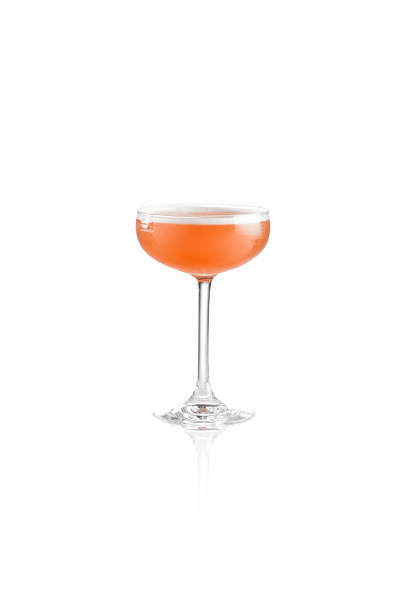 Raspberry sour cocktail in glass isolated on white background. Classic alcohol drink in champagne glass. Cocktail with egg foam. Citrus sour cocktail over white. Raspberry sour cocktail in glass isolated on white background. Classic alcohol drink in champagne glass. Cocktail with egg foam. Citrus sour cocktail over white daiquiri stock pictures, royalty-free photos & images