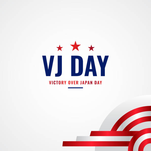 VJ Day Design Background For International Moment VJ Day Design Background For International Moment vj day stock illustrations