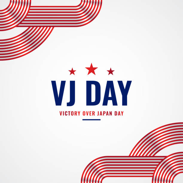 VJ Day Design Background For International Moment VJ Day Design Background For International Moment vj day stock illustrations