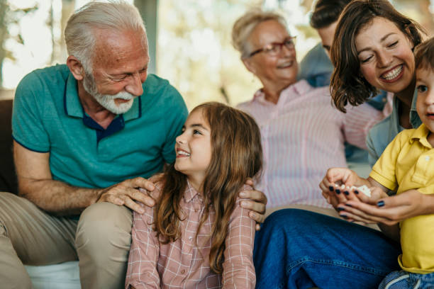 istock Family gathered for a weekend 1410768162