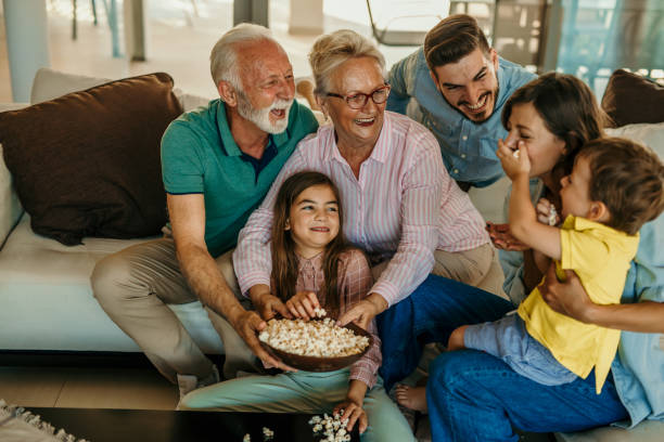 istock Family gathered for a weekend 1410768184