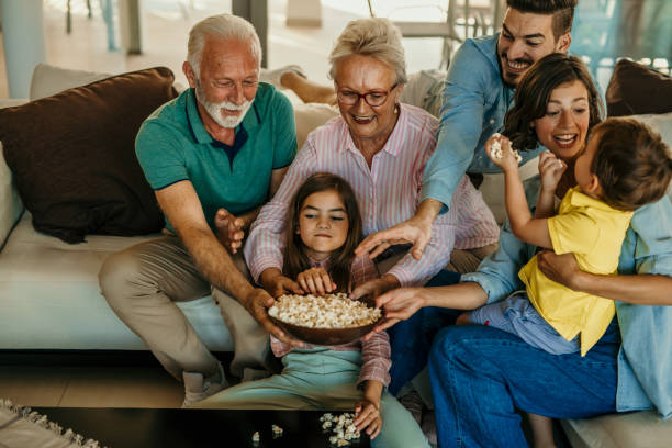 istock Family gathered for a weekend 1410768469