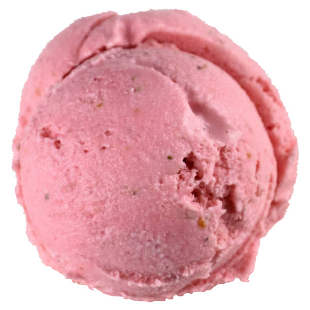 istock Milk strawberry ice cream. 1410771389