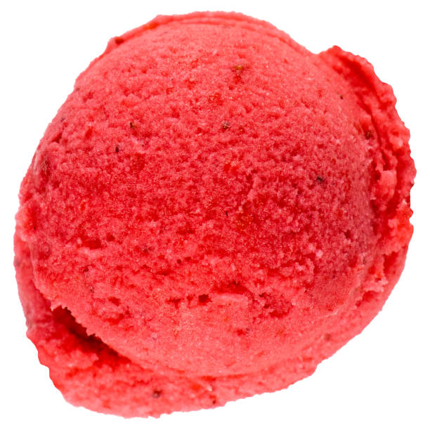 Strawberry ice cream.