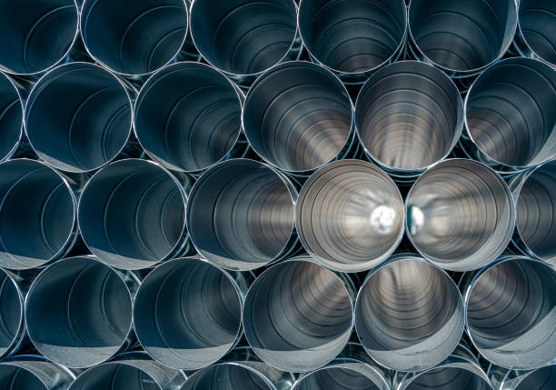 istock Full Frame Shot Of Pipes 1410775788