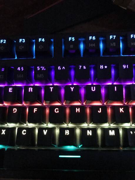 istock The rainbow keyboard gaming gear 1410779798