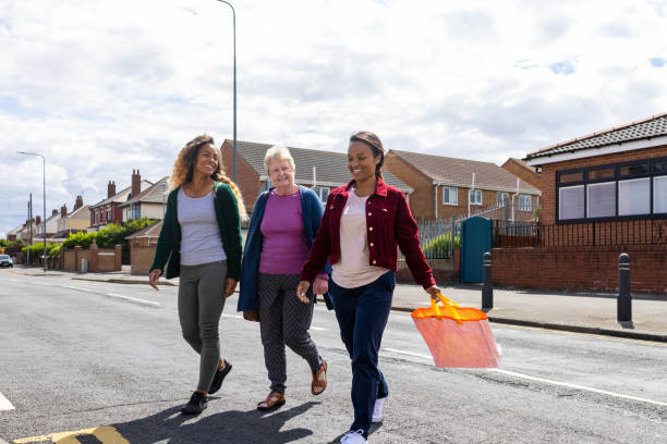 istock Crossing The Road as a Family 1410780004