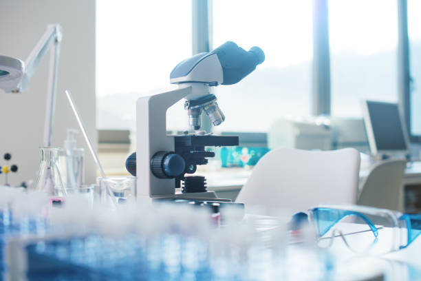 istock Professional equipment in the research laboratory 1410783670