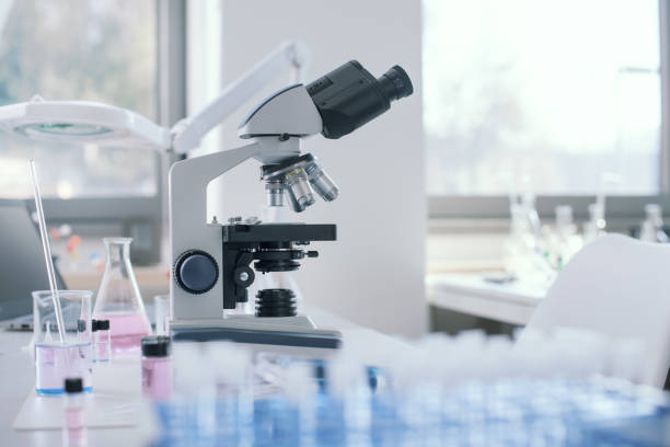 istock Professional equipment in the research laboratory 1410783856