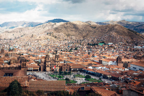 istock Panoramic view of the city of Cusco Peru 1410787884
