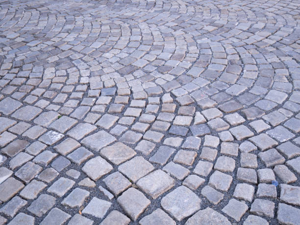 istock Granite paving stones on the square. 1410794267