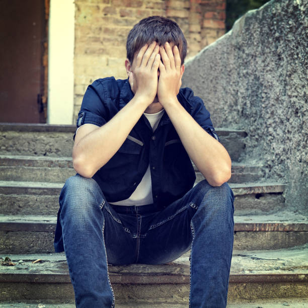 istock Sad Teenager outdoor 1410795092