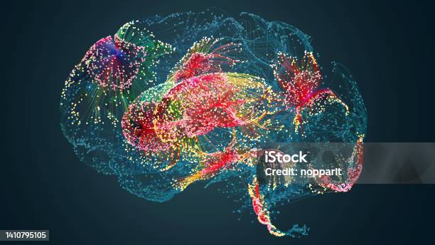 Human Brain Stock Photo - Download Image Now - Human Brain, Nerve Cell, MRI Scan