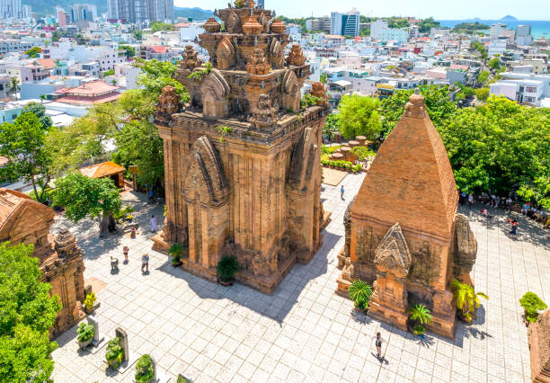 istock Appeal architectural complex Po Nagar Cham towers, Nha Trang, Vietnam 1410796565