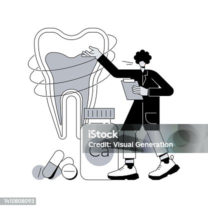 istock Uses of Calcium abstract concept vector illustration. 1410808093