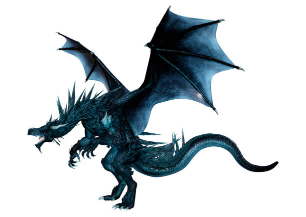 istock 3D Rendering Fairy Tale Dragon on White 1410810262