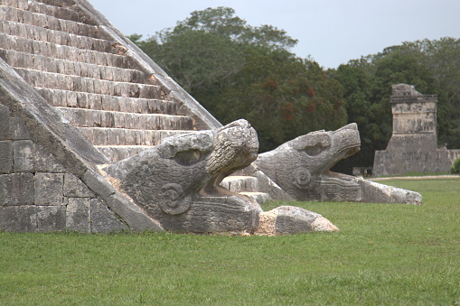 Mayan monument at Chichen Itza in Mexico
