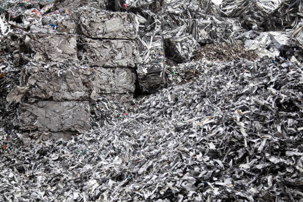 istock Recycle collected aluminum metals 1410822383