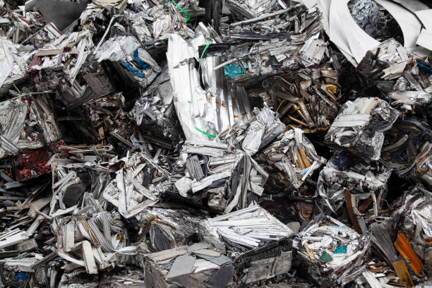 istock Recycle collected aluminum metals 1410822858