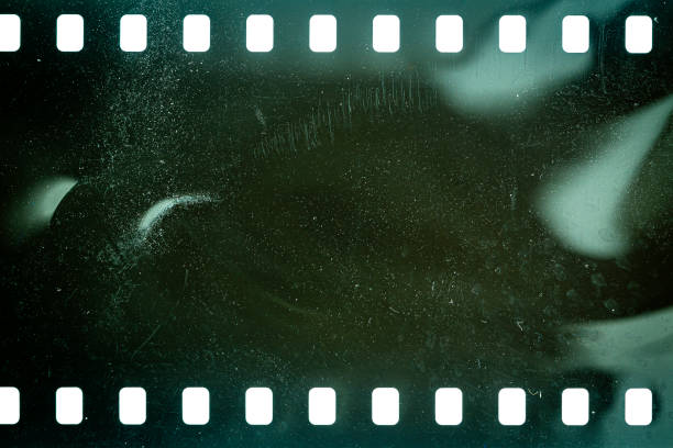 istock Dusty and grungy 35mm film texture or surface 1410823731