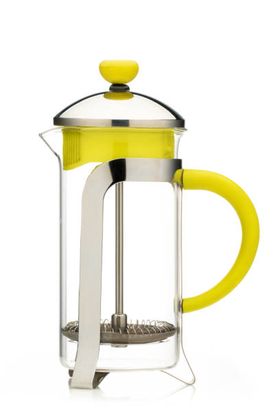 istock Empty french coffee press isolated on white background 1410827345
