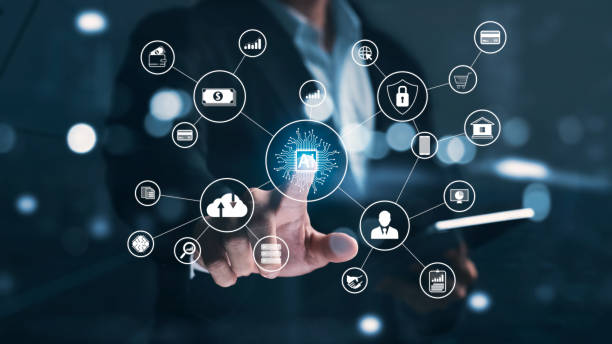 istock Digital transformation technology strategy,the transformation of ideas and the adoption of technology in business in the digital age, enhancing global business capabilities.AI. 1410831751