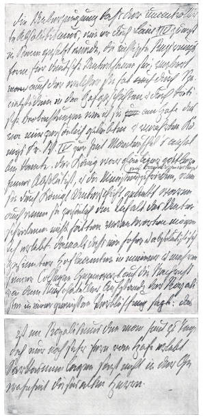 istock Handwriting of Otto von Bismarck, thoughts and memories 1410831912