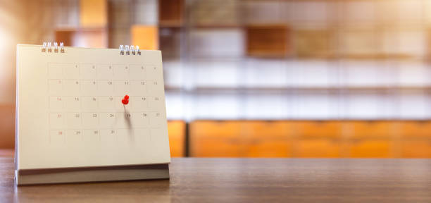 istock Calendar Event Planner , business schedule planning appointment meeting concept . 1410832701