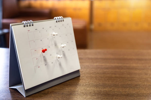 istock Calendar Event Planner , business schedule planning appointment meeting concept . 1410832711
