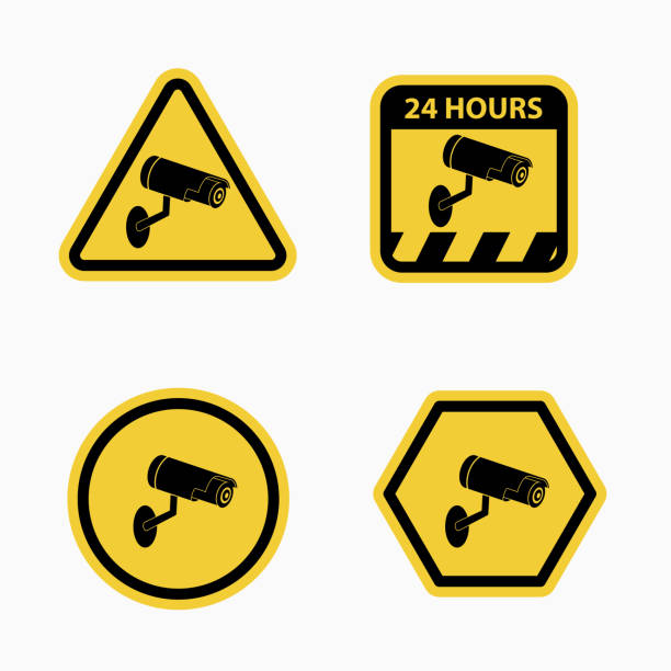 thumbnail image 2 of Video Surveillance Camera Protection Stickers - 9cm - Pack Of 2 (Made In France) 2 of 6