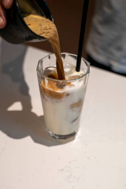 istock Prepairing iced latte stock photo 1410839121