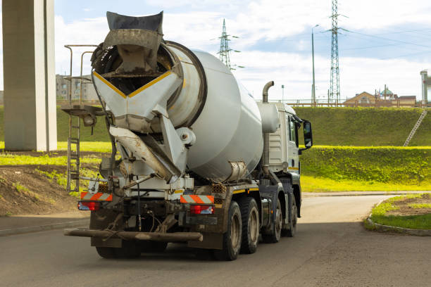 istock Cement Mixer Truck 1410843402
