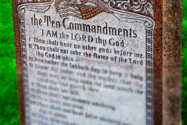 istock Ten Commandments on Display in City Park 1410848260
