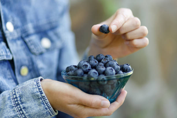 istock There are ripe sweet blueberries, fresh summer berries. 1410857904