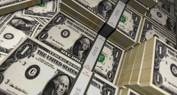 istock Dollar one USD banknote money 3d illustration 1410861313